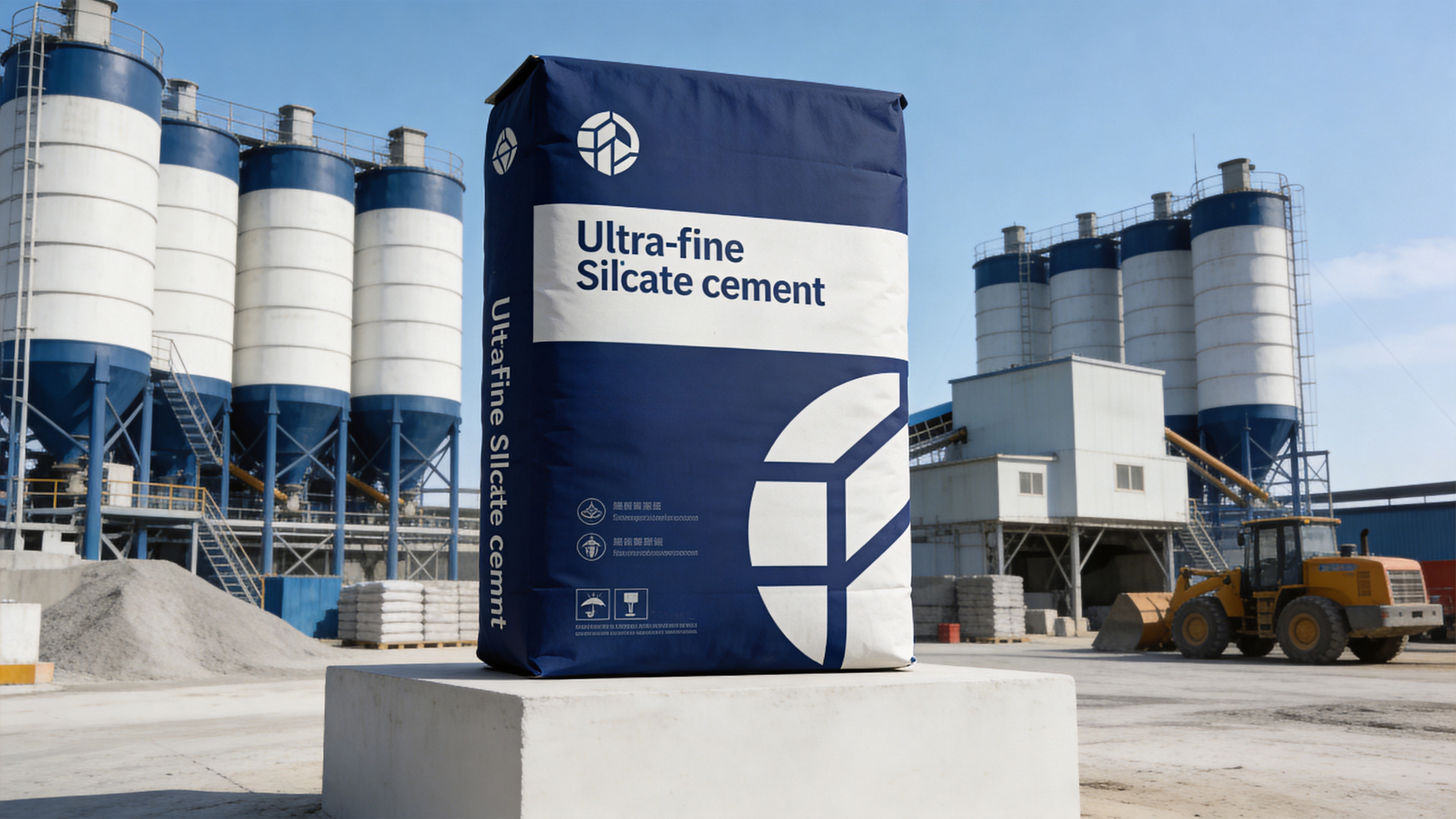 Ciment silicaté ultra‑fin